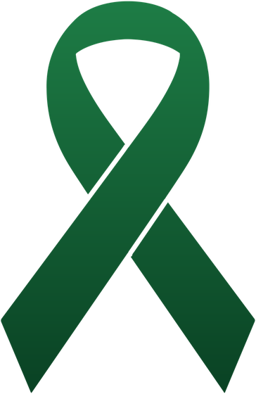 Green ribbon for mental health awareness